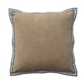 18" Yellow Stripe Flange Pillow