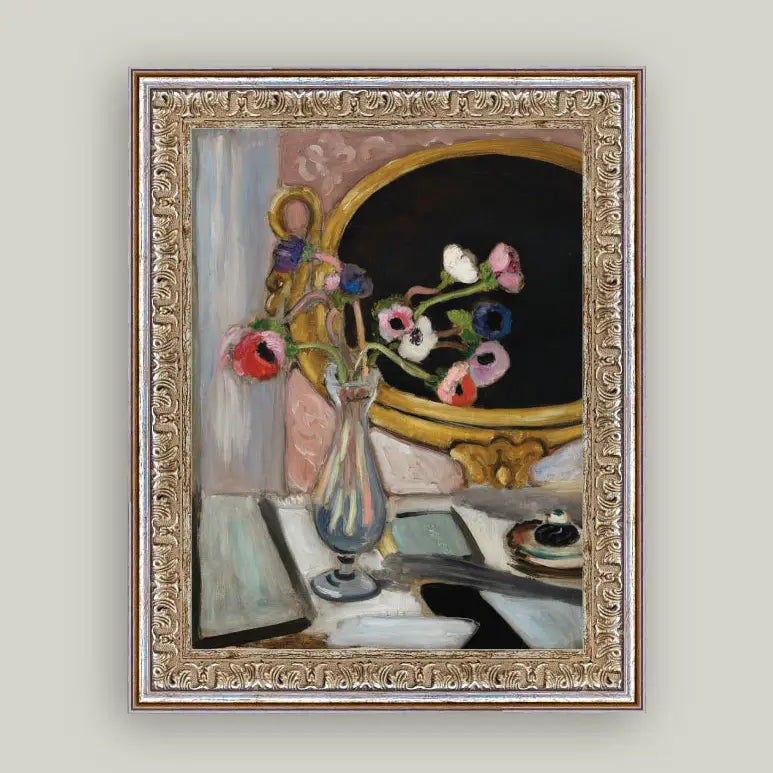 8x10 Art Vase W/ Bright Floral