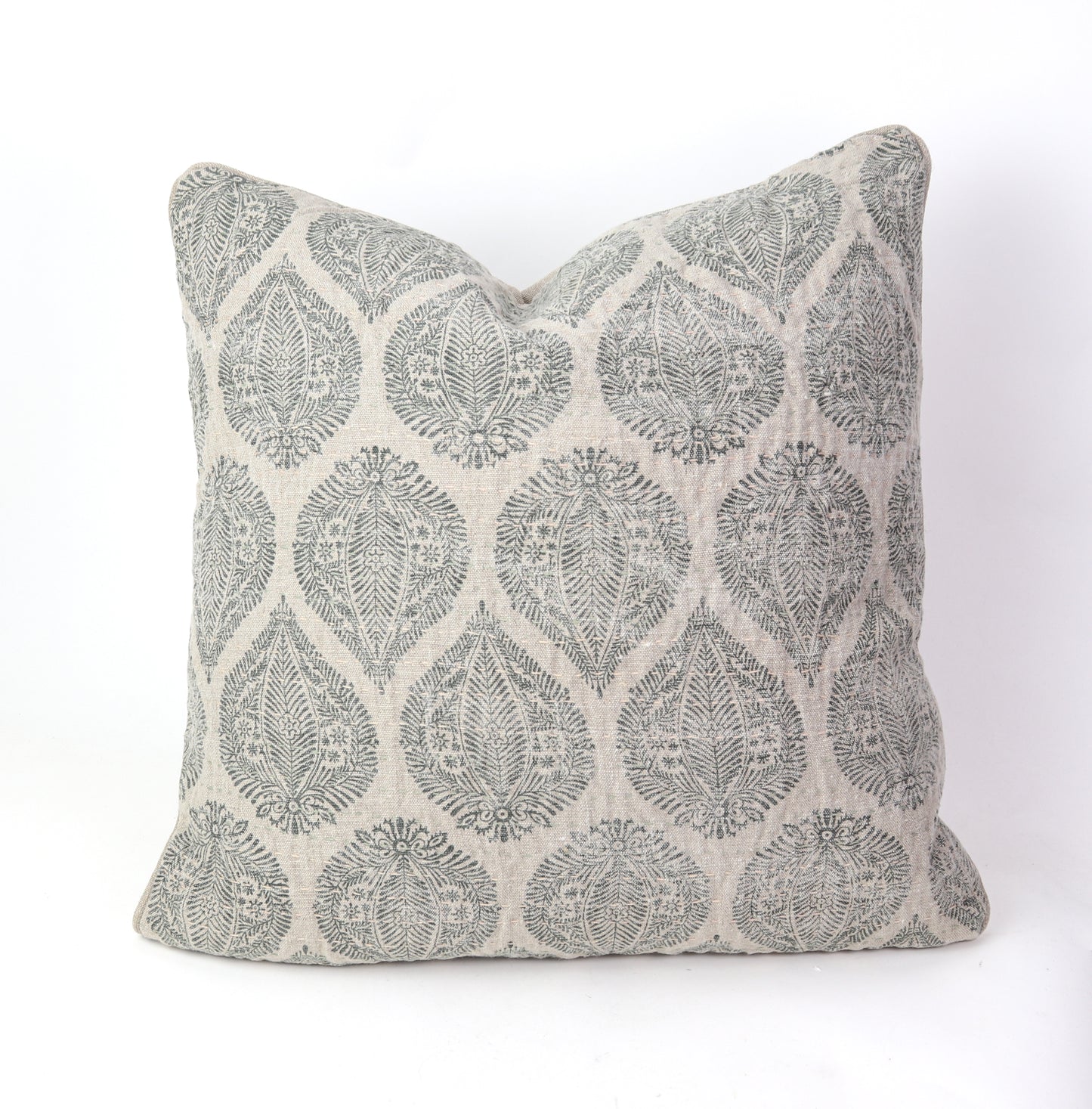 Paisley Linen Pillow