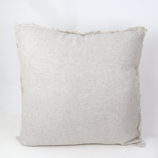 20" Beige Linen Pillow