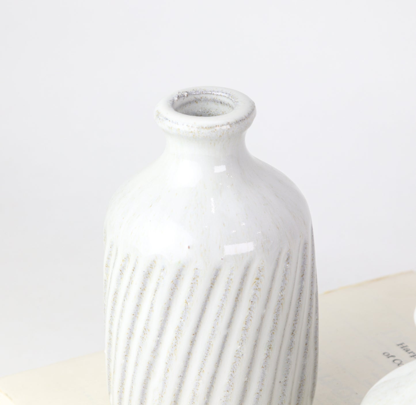 7" Side Stripe Vase